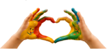 Painted Hands Heart
