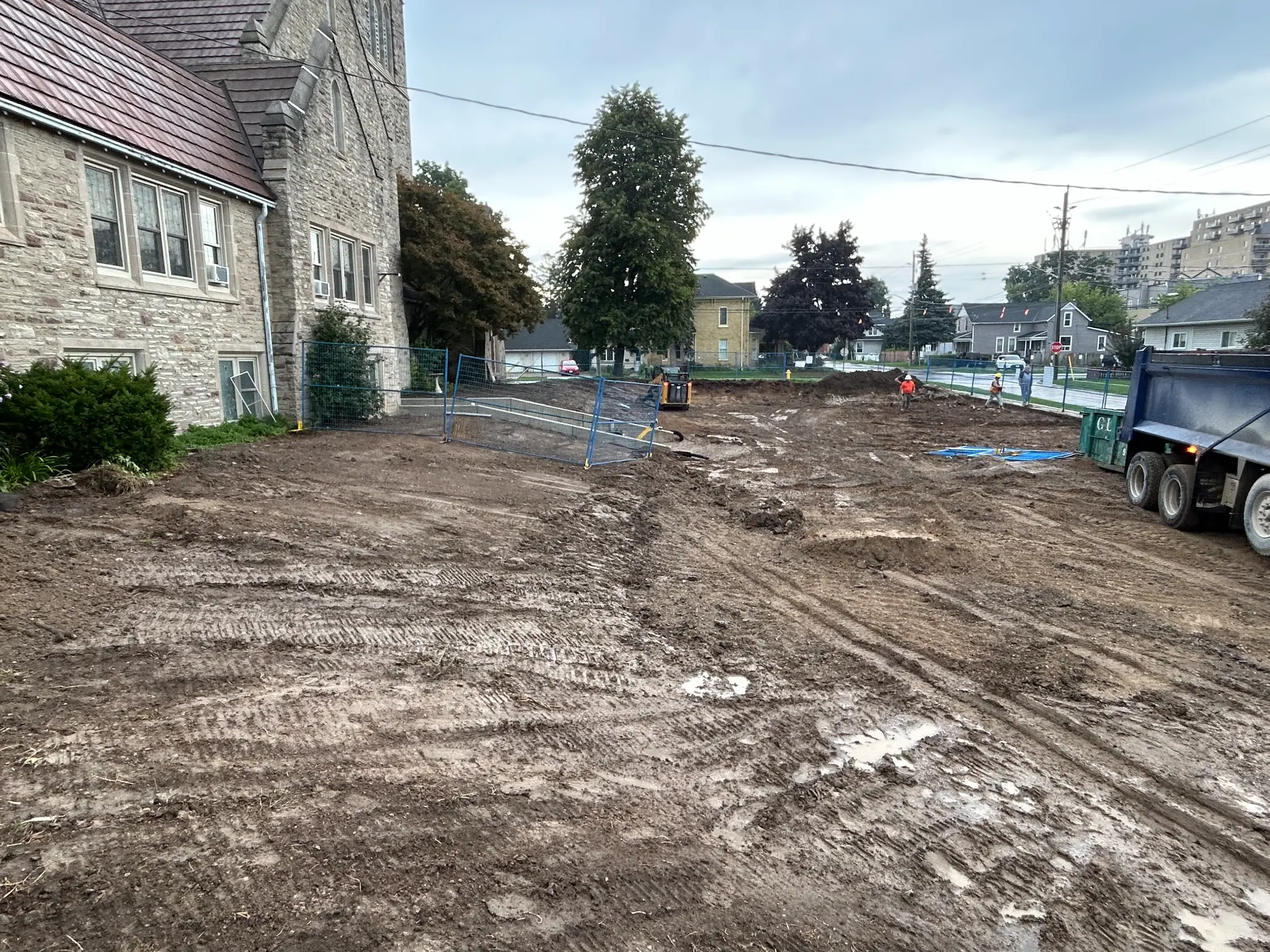 Site grading underway